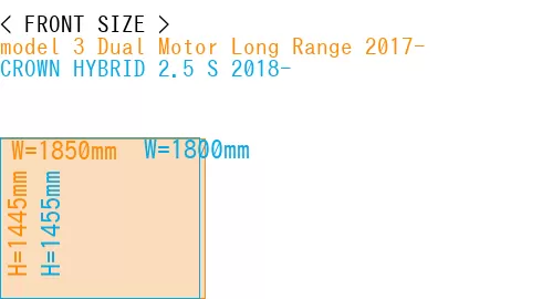 #model 3 Dual Motor Long Range 2017- + CROWN HYBRID 2.5 S 2018-